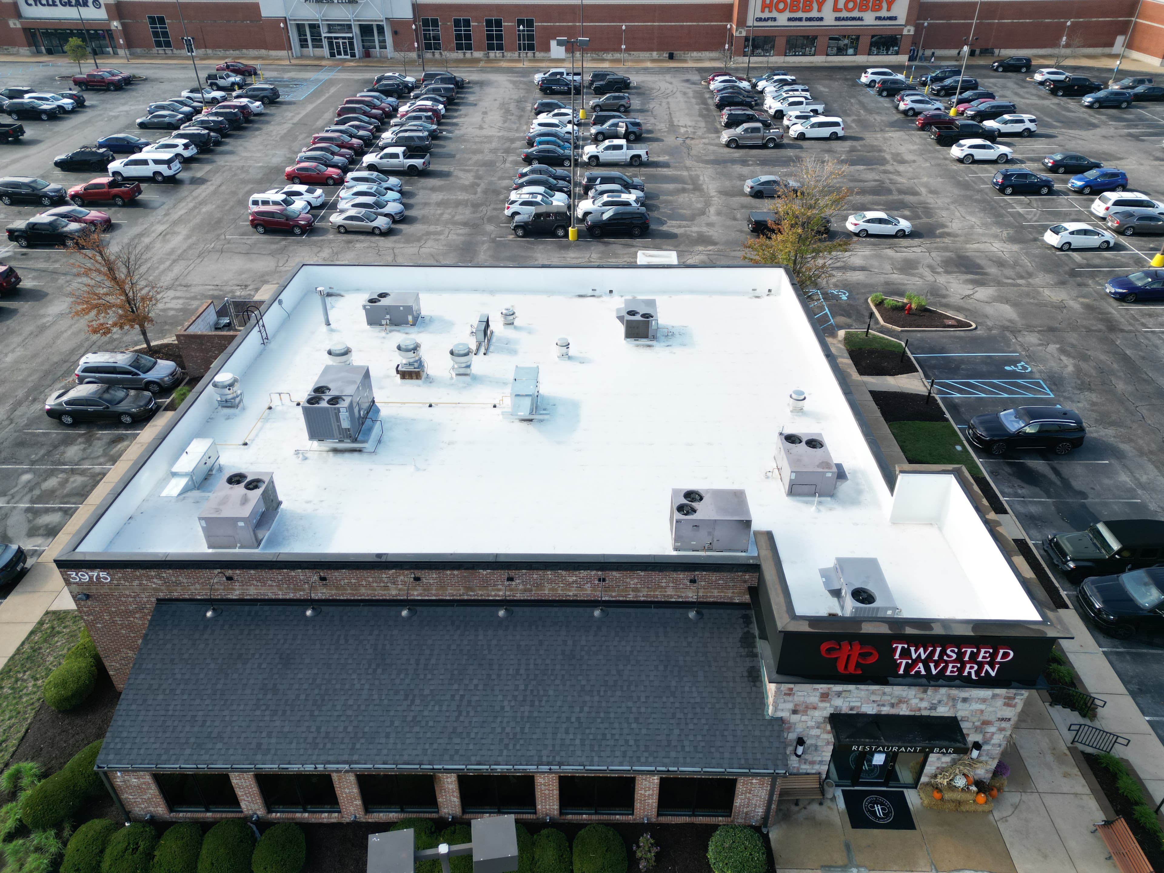 After — Commercial Flat Roof Coating — Restaurant & Bar